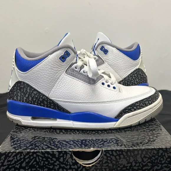 Air Jordan 3 Retro Racer Blue - Picture 2 of 15